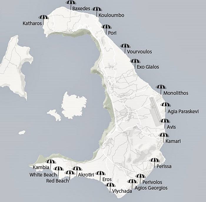kleiner Reiseführer für Santorini